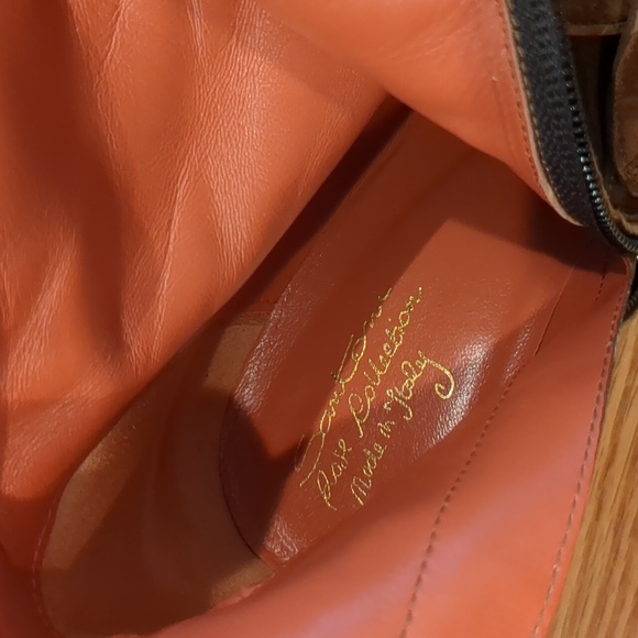 Santoni Rose Collection Italian Suede Leather knee high boots zip up W36 - Picture 12 of 15